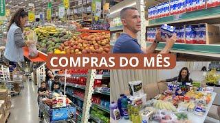 NOSSAS COMPRAS DO MÊS EM MERCADO ATACADISTA + QUANTO GASTAMOS | LETÍCIA VELOSO