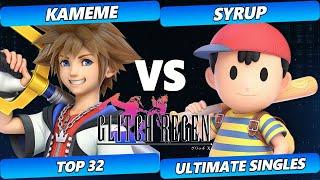 Glitch Regen  - Kameme (Sora) Vs. Syrup (Ness) Smash Ultimate Tournament