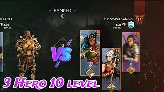 Shadow Fight 4 // Sarge Epic vs 10 Level Player // Pro player