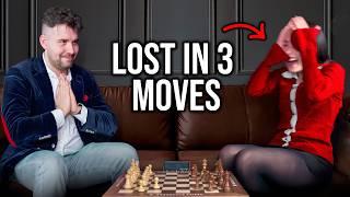Grandmaster CHECKMATES Andrea Botez in 3 Moves...