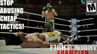 RANKED #15 TOP FIGHTER EXPOSED AS A SPAMMER!!-Fight Night Champion Xbox One