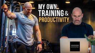 My own training and how I manage productivity