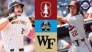 #8 Stanford v #1 Wake Forest | College World Series Opening Round | 2023 College Baseball Highlights