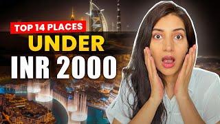 Top 14 Attractions in Dubai under INR 2,000 l Cheapest Attraction in Dubai UAE 2024