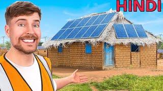 We Powered a Village in Africa in Hindi! mrbeast hindi