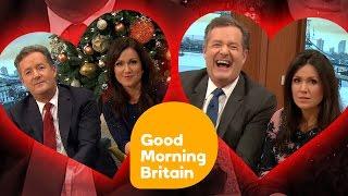 Piers Morgan and Susanna Reid Kisses And Near Misses! | Good Morning Britain