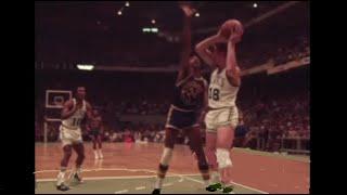 1/20/1974 Golden State Warriors at Boston Celtics action from 1st half of game at Garden (no sound)