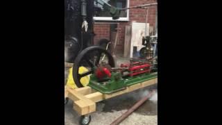 Large stationary engines and vertical boiler