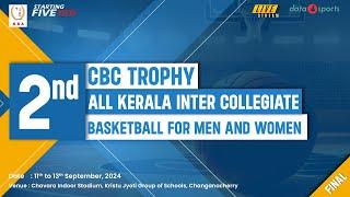 CHRIST COLLEGE VS SB COLLEGE | MEN | 2nd CBC TROPHY | FINAL | INTER COLLEGIATE BASKETBALL TOURNAMENT