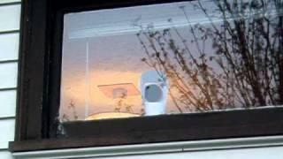 Homemade periscope - view from outside.