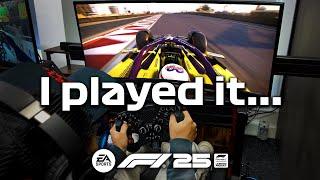 I played 'F1 25' Story Mode, Braking Point 3 early for the first time...