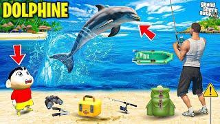 Shinchan & Franklin Fished for Mega DOLPHINE in Tamil | Happy Gamer