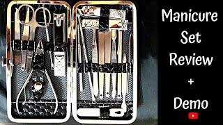 Multipurpose MANICURE KIT Review and Uses || 18 Pc Manicure Set || How to use MANICURE KIT?