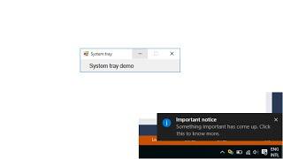C# Tutorial - How to create a System tray Notification | FoxLearn