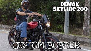 DEMAK SKYLINE 200 CUSTOM BOBBER | RAFFKUSTOM