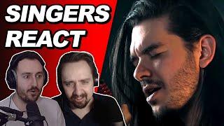 Singers React to Metal Singer Dan Vasc - Amazing Grace | Reaction