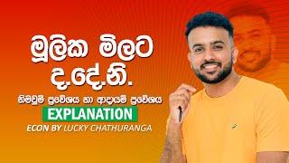 මූලික මිලට ද.දේ.නි.- 5th Lesson ජාතික ගිණුම් Economics || Lucky Chathuranga | A/L ECON