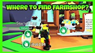HOW TO FIND FARM SHOP IN ADOPT ME ROBLOX | ADOPT ME FARM UPDATE