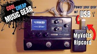 Power Your Gear with USB - MyVolts Ripcord - Cool and Cheap Music Gear