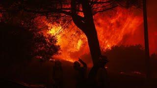 Los Angeles Fire Department provides update on California wildfire