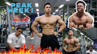 Peak Week Depletion Workout with Carl Matthew Cruz and Coach Wins Hipe!