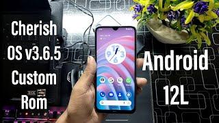 Cherish OS v3.6.5 Android 12L Custom Rom For Redmi Note 8