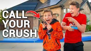 Backyard Monster Jam RC Stunt Challenge! Loser CALLS their CRUSH *embarrassing*