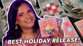 NEW Odens Eye Holiday Collection - Silvery Bliss & Rosy Jingle Palettes | 2 Looks & Swatches