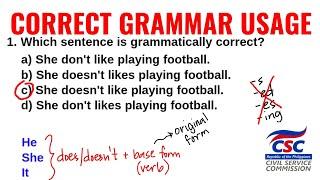 Correct Grammar Usage | Reviewer for any Government Exam