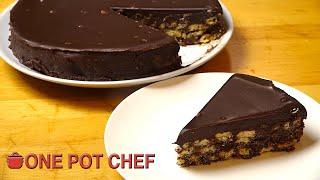 No Bake Chocolate Crunch Cake | One Pot Chef