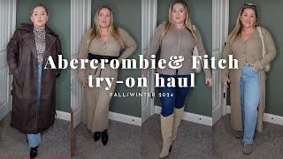 Abercrombie Fall Try on Haul 2024 | Midsize Fall Fashion