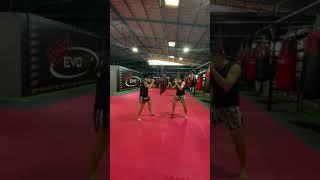 Muay thai Teep set up at EVO360