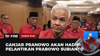 Ganjar Pranowo Siap Hadiri Pelantikan Presiden jika Tidak Berhalangan | Kabar Pagi tvOne