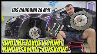 AUDI MI IZBIO JOŠ 700 EURA IZ DŽEPA! KUPIO SAM RS5 DISKOVE, TRW PLOČICE...