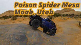 Awesome Wheeling on Poison Spider in Moab