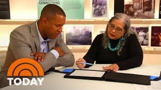 Craig Melvin discovers family history at International African American Museum