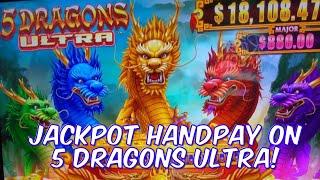 We Got the MAJOR!! JACKPOT HANDPAY on 5 Dragons Ultra! #jackpot #handpay #5dragons #casino