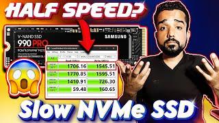 SLOW M.2 NVMe SSDWhy SSD Running At HALF SPEED? @KshitijKumar1990