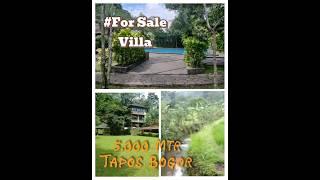 DIJUAL VILLA - KEBUN EKSOTIK  5.000 mtr di Bogor #villa #jualvilla #tanah  @aldipropertybgr915