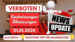 Update! - VERBOT von Ölheizung & Gasheizung ab 1.1.2024 ! … Habecks NEUER Plan!