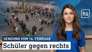 Schüler gegen Rechts | hessenschau vom 16.02.2024