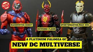 2024 DC MULTIVERSE SPORTSMASTER-MANHUNTER ROBOT-REVERSE FLASH | Platinum Edition| McFarlane Toys