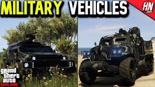 Top 10 Military Vehicles In GTA Online