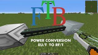 MINECRAFT FTB POWER CONVERSION TUTORIAL