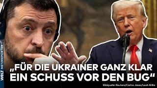 PUTINS KRIEG: Hiobsbotschaft für Selenskyj! Trumps Regierung kappt Militärhilfe für die Ukraine