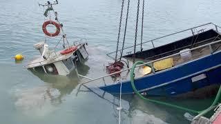 How to Salvage a Sunken Fishing Boat in Portsmouth Harbour