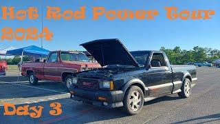 Epic Day 3 2024 Hot Rod Power Tour! Wrecks, Burnouts, Traffic and Brotherhood!