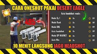 PAKE CARA INI 99% MENANG BYONECARA ONESHOT PAKAI DESERT EAGLE | TRIK HEADSHOT FREE FIRE TERBARU