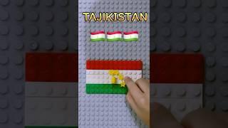 Tajikistan Lego Flag #lego #flag #tajikistan #worldflags #ต่อเลโก้ #create #ideas #shorts