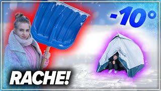 DIE RACHE! DIMA bei -10° stundenlang AUSGESPERRT!  Mit @Itsmisabell / Vlog #57